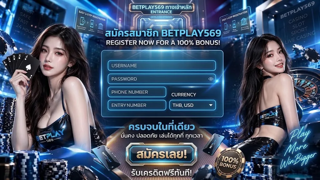 betplay569 สมัคร: เล่นง่าย คุ้มค่า มั่นคง 2026